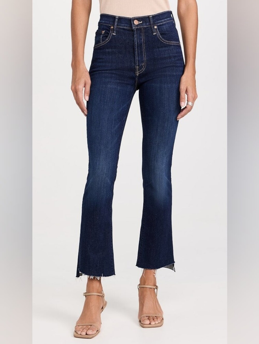 NWT MOTHER The Insider Crop Step Fray WASH OFF LIMITS SZ 29